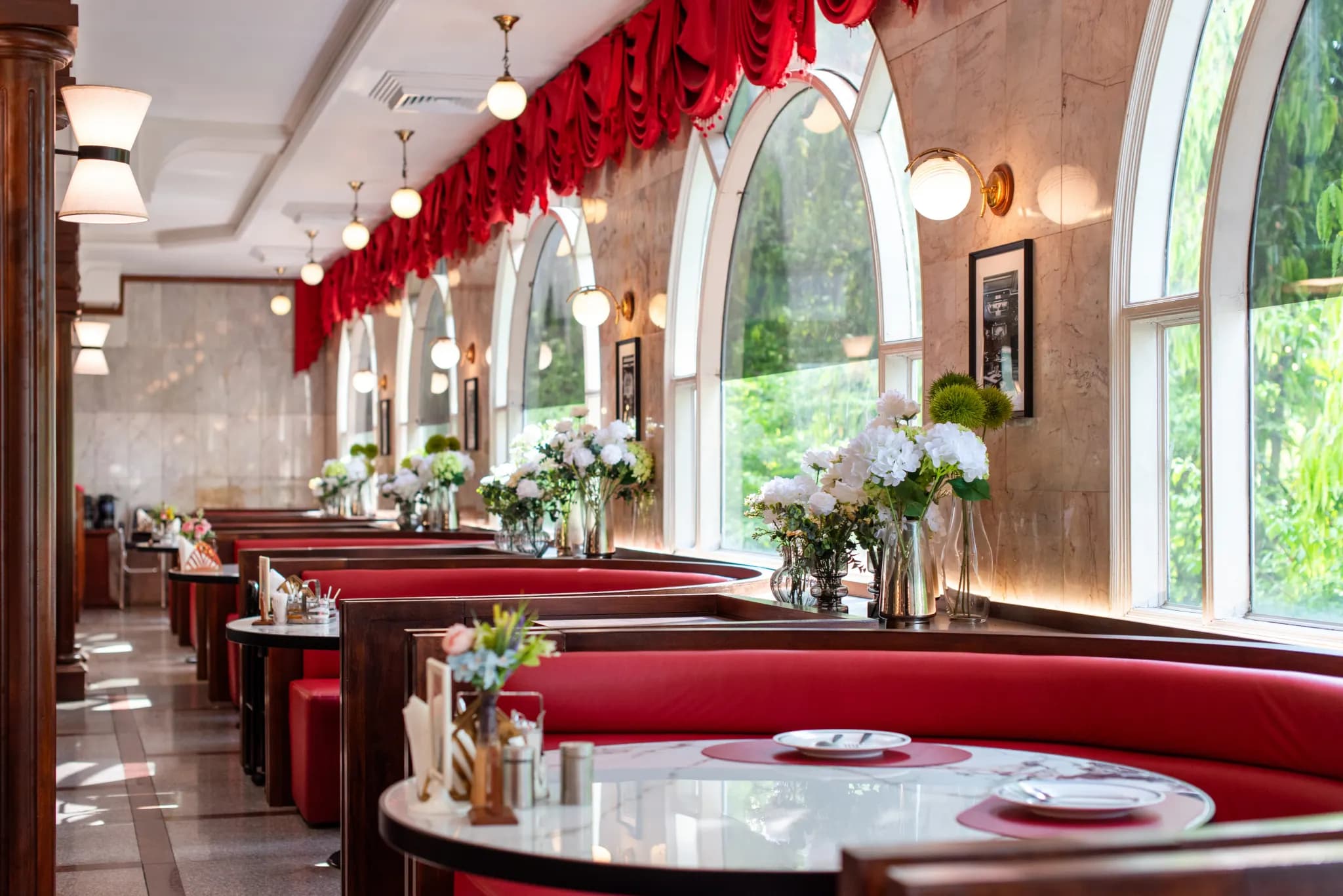 ภายในร้านอาหารของโรงแรม