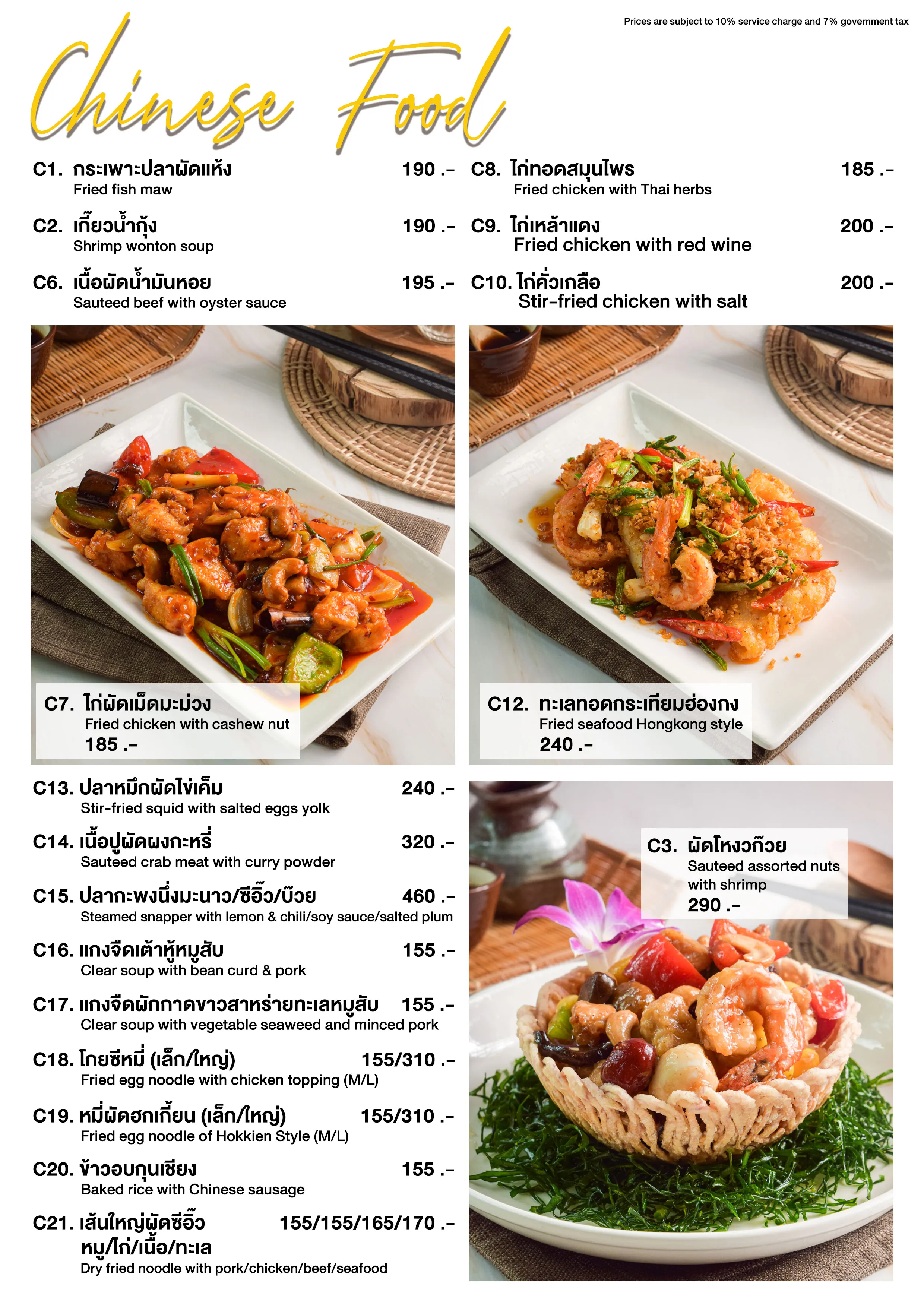 Elizabeth Hotel Menu - page 12